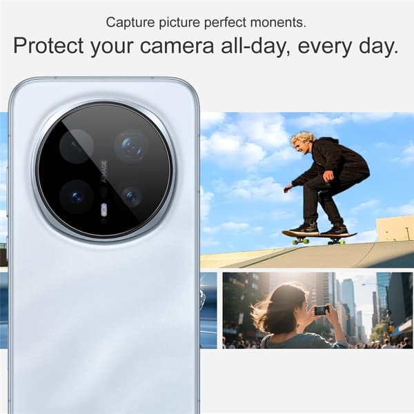 IMAK Kamerabeskyttelse af hærdet glas til Honor Magic8 Pro - Sort