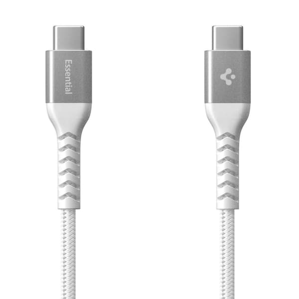 Spigen EB10010CCA Essential USB-C-kabel 100W 1m - Hvid