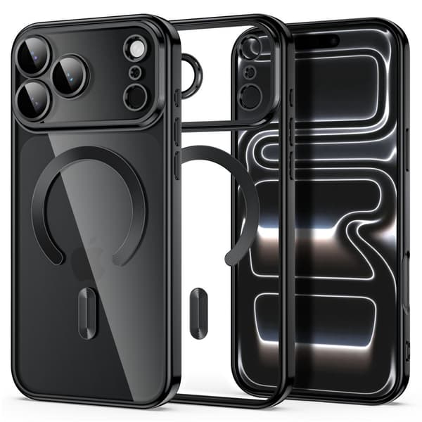 Tech-Protect MagFlex MagSafe Skal för iPhone 17 Pro Max - Shiny Black