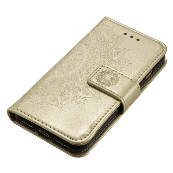 SKALO Mandala Plånboksfodral för iPhone 17e - Guld