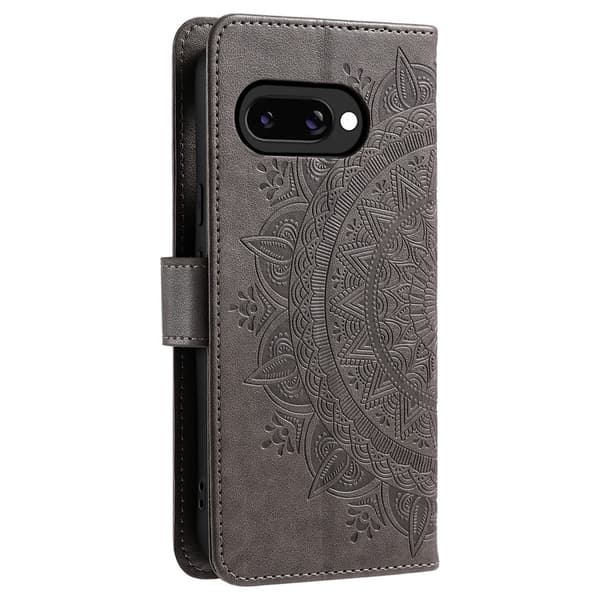 SKALO Mandala Plånboksfodral för Google Pixel 10a - Grå
