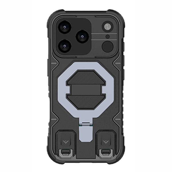 SKALO Armor Matrix Cover til iPhone 18 Pro Max - Sort