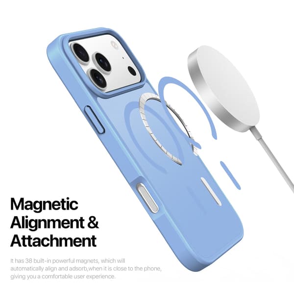 DUX DUCIS Yind Series Matt Finish Skal för iPhone 18 Pro Max - Blå