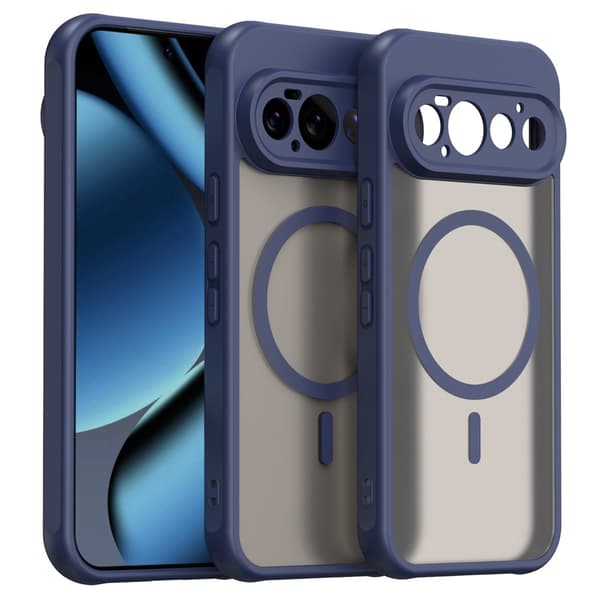 SKALO Mat Hybrid Cover til Google Pixel 11 Pro - Blå