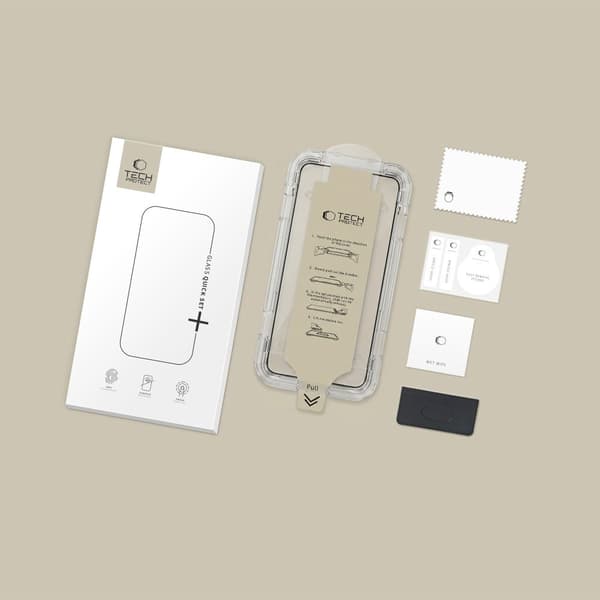 Tech-Protect Quick Set AR+ Näytönsuoja sopii Samsung Galaxy S26+ - Musta