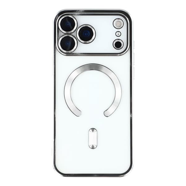 SKALO Metallic TPU Skal för iPhone 18 Pro - Silver