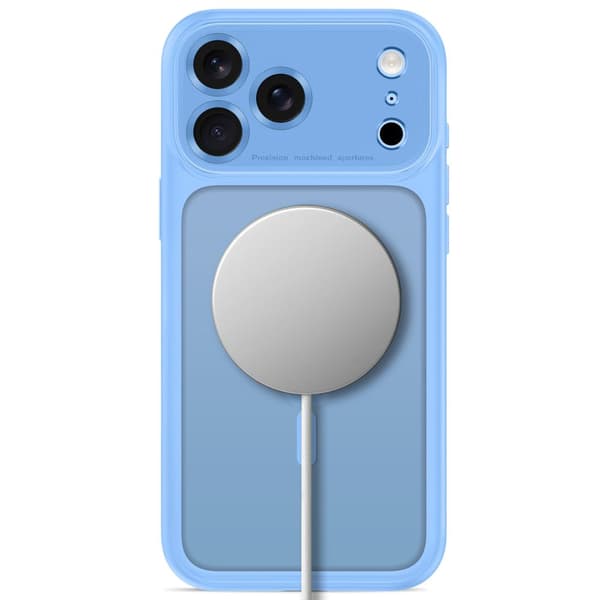 Tech-Protect MagPeak MagSafe CC Skal för iPhone 17 Pro Max - Ljusblå