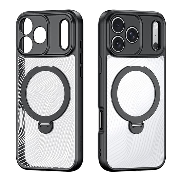 DUX DUCIS Aimo Series Kickstand Cover til iPhone 18 Pro - Sort