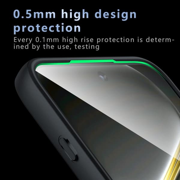 SKALO Mat Skin-touch Cover til OnePlus 15R - Sort
