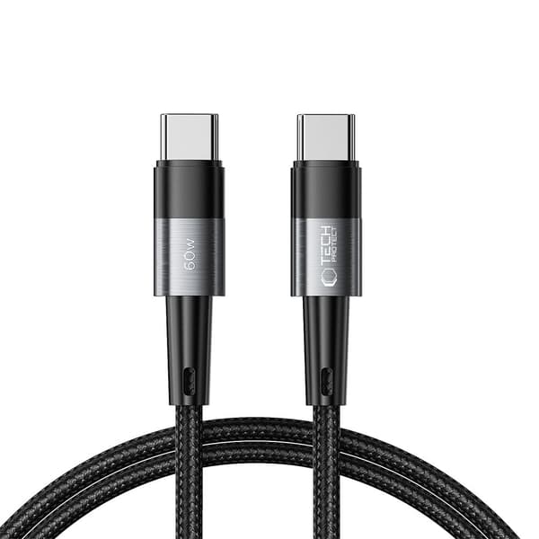 Tech-Protect UltraBoost USB-C-kaapeli 60W 1 m - Harmaa