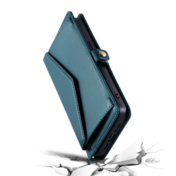 SKALO PU-Läder Envelope Plånboksfodral för iPhone 17e - Grön