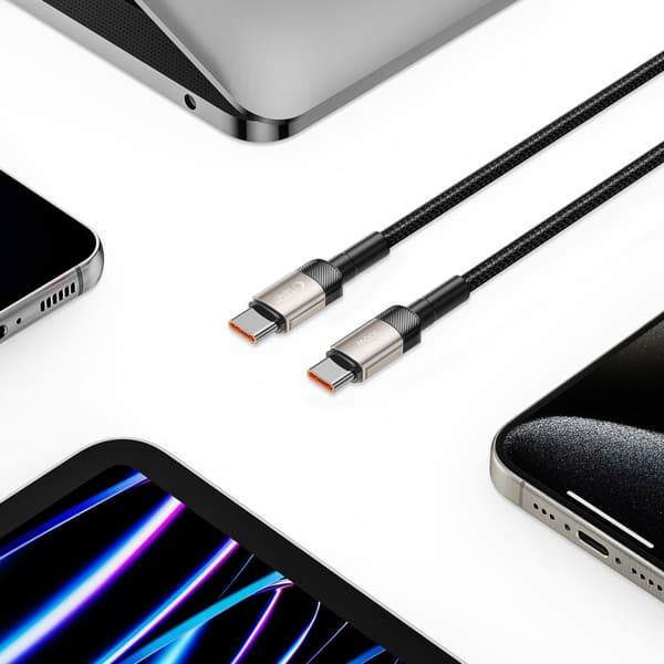 Tech-Protect UltraBoost Evo USB-C-kabel 100W 1m - Titanium