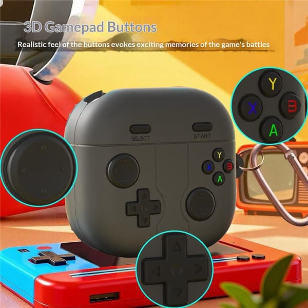 SKALO Game Controller Silikone Cover til Samsung Galaxy Buds4 - Grøn