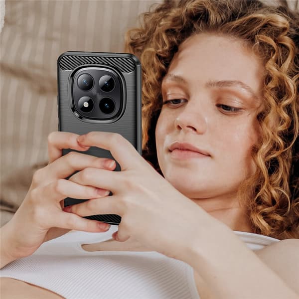 SKALO Armor Carbon Cover til Xiaomi Redmi Note 15 Pro+ 5G