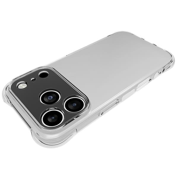 SKALO Extra strong TPU Cover til iPhone 18 Pro - Gennemsigtig