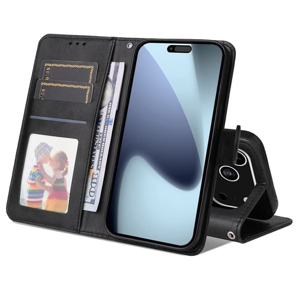 SKALO PU-læder Flip Cover til iPhone 18 Pro