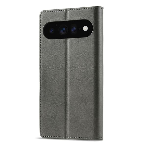 SKALO LC.IMEEKE Premium PU-läder Plånboksfodral för Google Pixel 11 Pro - Grå