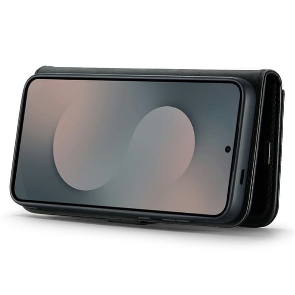 DG MING Samsung S25 FE 2-i-1 Magnet Flip Cover - Sort