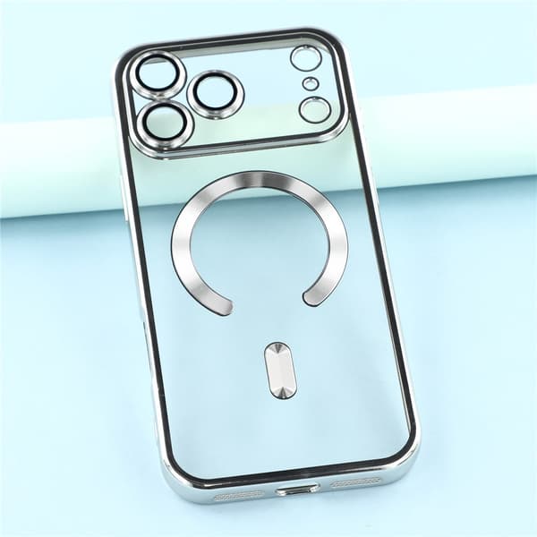 SKALO Metallic TPU Cover til iPhone 18 Pro - Sølv