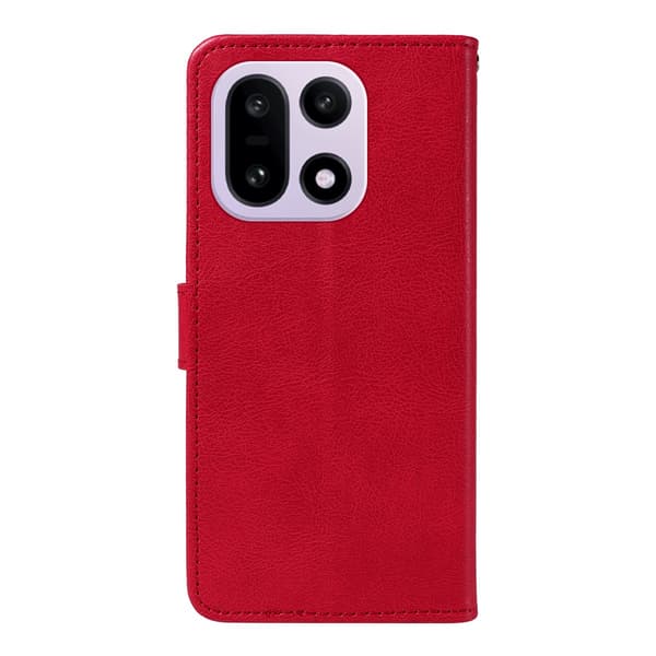 SKALO OnePlus 15 PU-läder Plånboksfodral