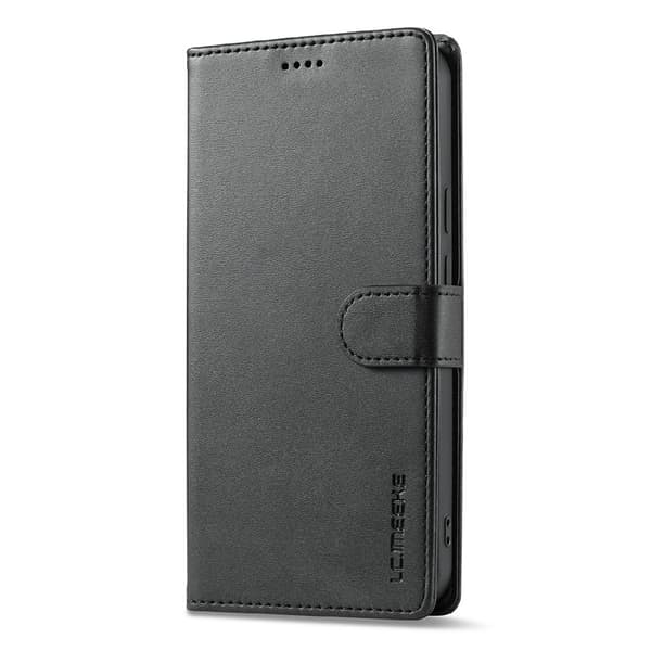 SKALO LC.IMEEKE Premium PU-læder Flip Cover til Google Pixel 11 Pro - Sort