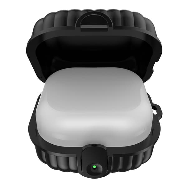 SKALO Shell Shape Cover til Samsung Galaxy Buds4 - Sort
