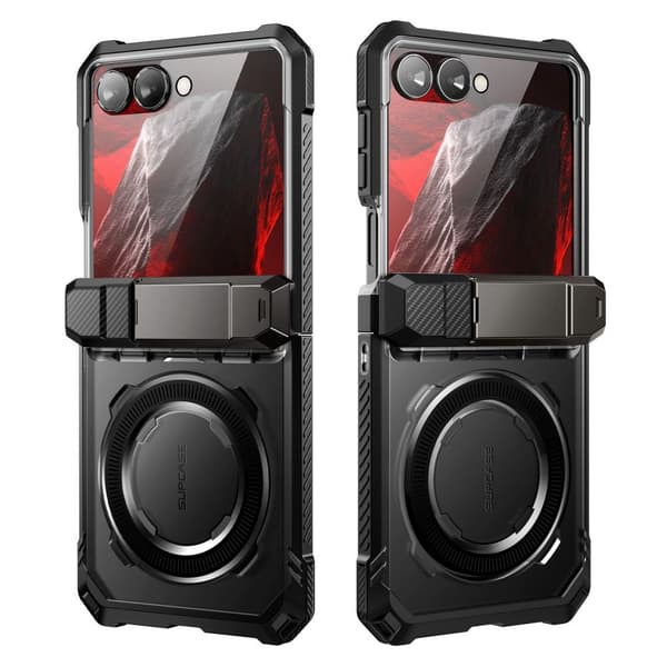 SUPCASE UB Grip Mag MagSafe Cover til Samsung Galaxy Z Flip8 - Sort