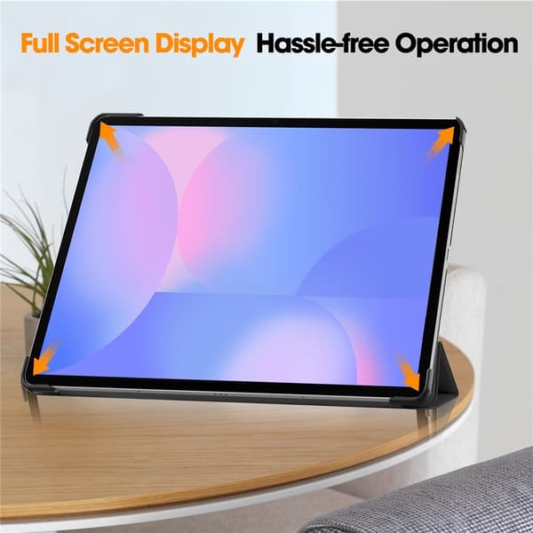 SKALO Samsung Galaxy Tab S10 FE+ Trifold Cover - Sort