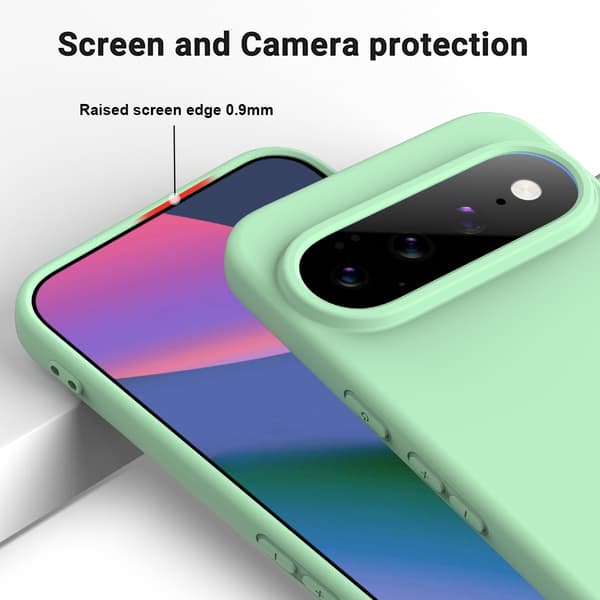SKALO Tynd Silikone Cover til Google Pixel 11 - Lysegrøn
