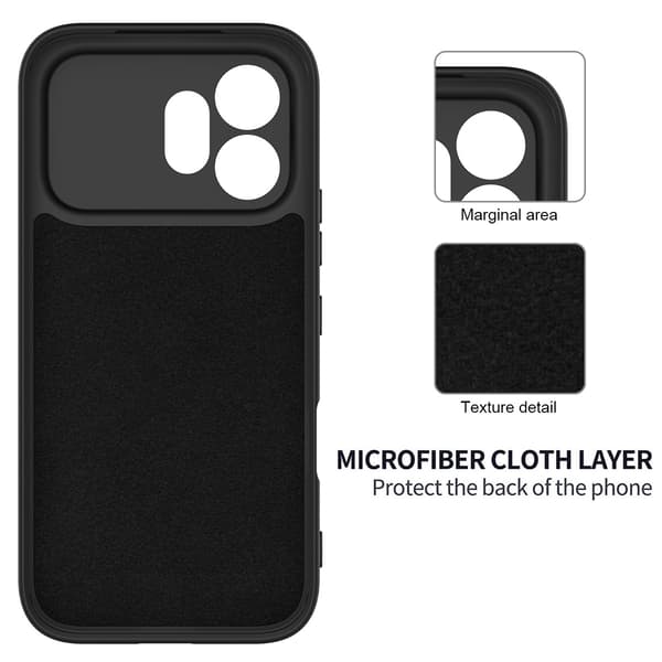 SKALO Tynd Silikone Cover til Honor 600 - Sort