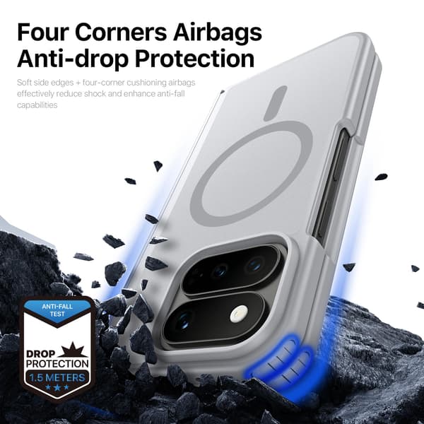 DUX DUCIS Yind Series Matte Finish Cover til Google Pixel 11 Pro Fold - Grå