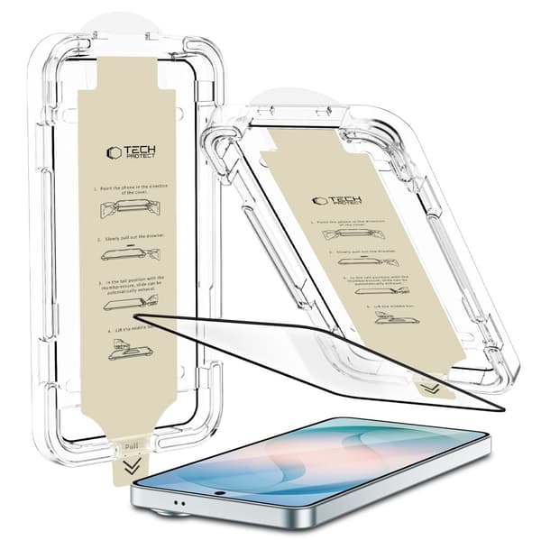 Tech-Protect Quick Set AR+ Näytönsuoja sopii Samsung Galaxy S26+ - Musta