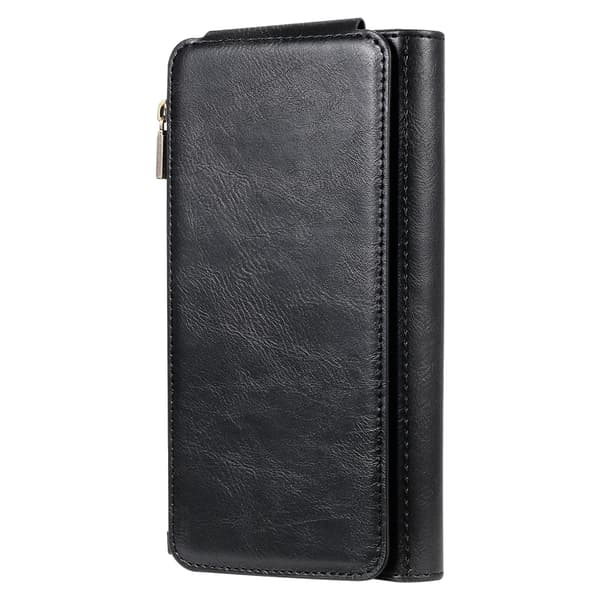 SKALO BIg Wallet 2i1 Magnet Flip Cover til iPhone 18 Pro Max - Sort