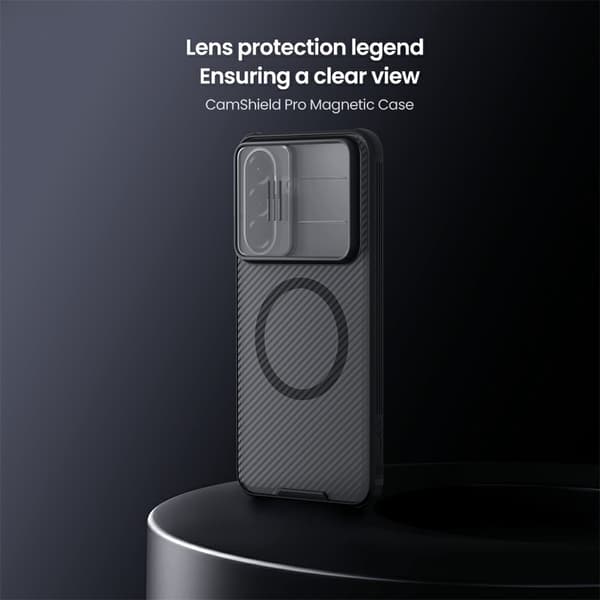 NILLKIN Camshield Pro Clear Cover til Samsung Galaxy A57 5G - Sort