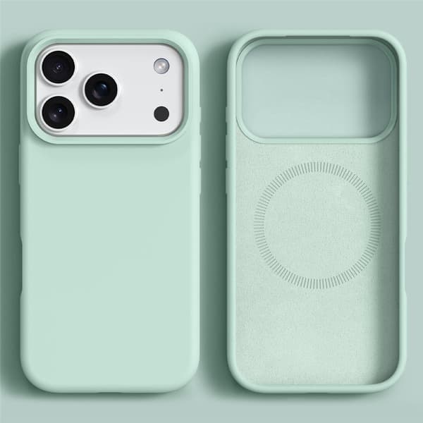 SKALO Tynd Silikone Cover til iPhone 18 Pro - Turkis