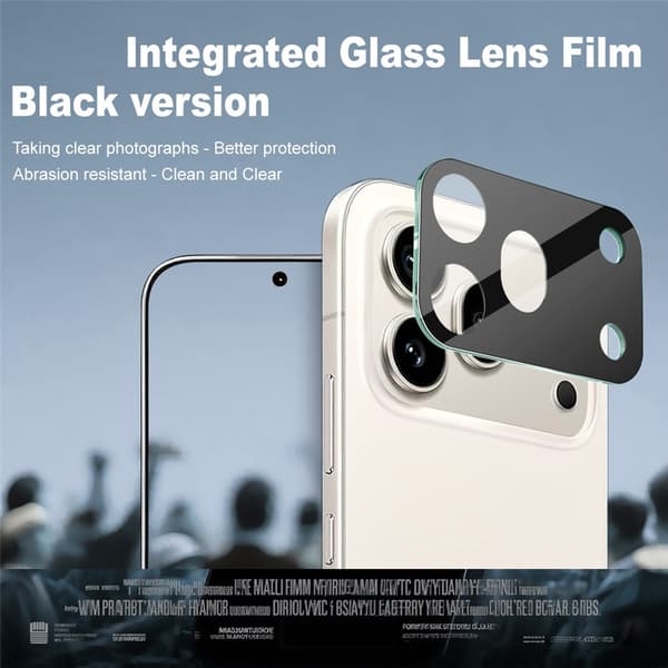 IMAK Kamerabeskyttelse af hærdet glas til Honor 600 Pro - Sort