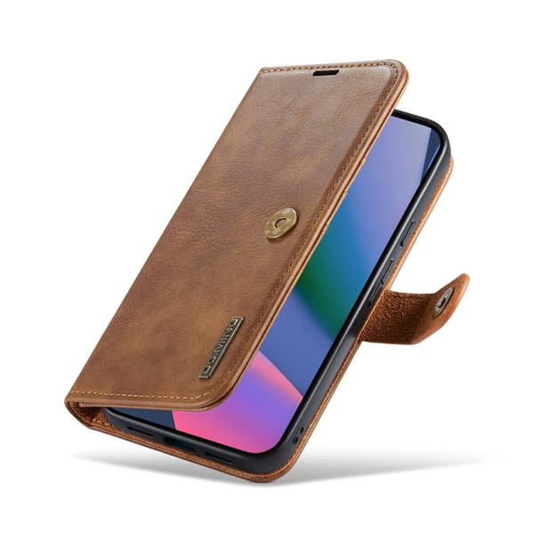 DG MING 2-i-1 Magnet Flip Cover til Google Pixel 11 Pro XL - Brun