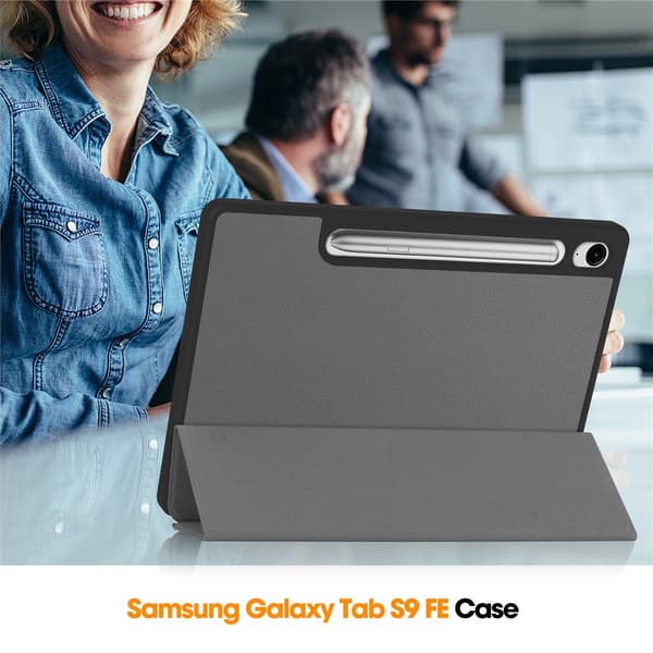 SKALO Samsung Galaxy Tab S10 Lite Trifold Kotelo - Harmaa