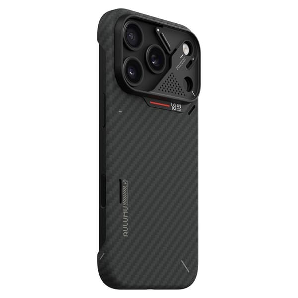 AULUMU Aramid Fiber Cover til iPhone 18 Pro - Sort