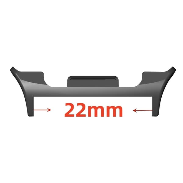 SKALO Forbindelsesdele til Samsung Galaxy Watch8 40mm - Sort