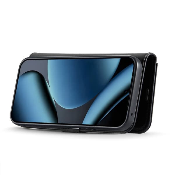 DG MING 2-i-1 Magnet Flip Cover til Google Pixel 11 Pro - Sort