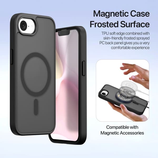 DUX DUCIS Lawa Series Flip Cover til iPhone 17e - Sort