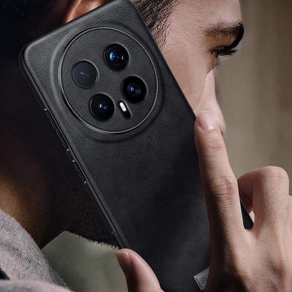SKALO SULADA PU-Læder Cover til Honor Magic8 Pro - Sort