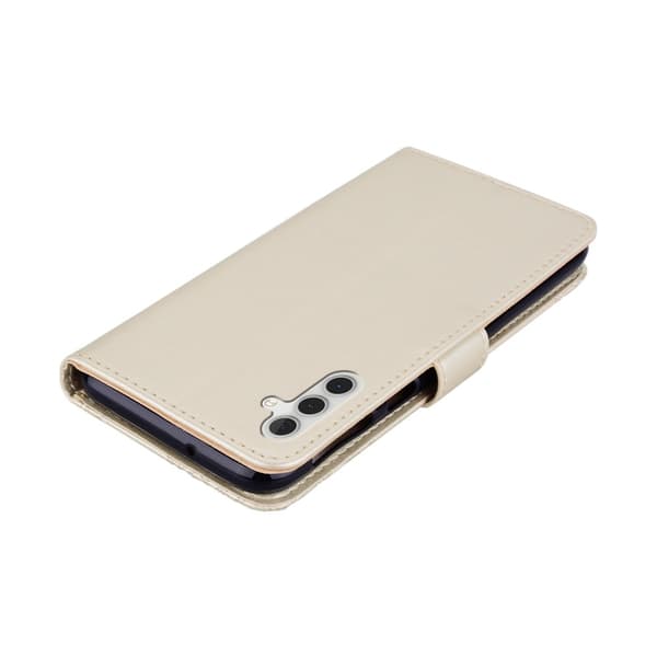 SKALO Samsung S25 FE Owl Bling Plånboksfodral - Guld