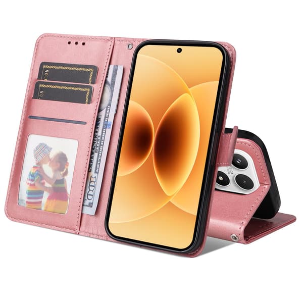 SKALO PU-läder Plånboksfodral för Xiaomi 17