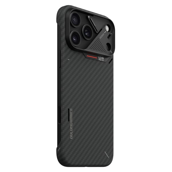 AULUMU Aramid Fiber Cover til iPhone 18 Pro Max - Sort