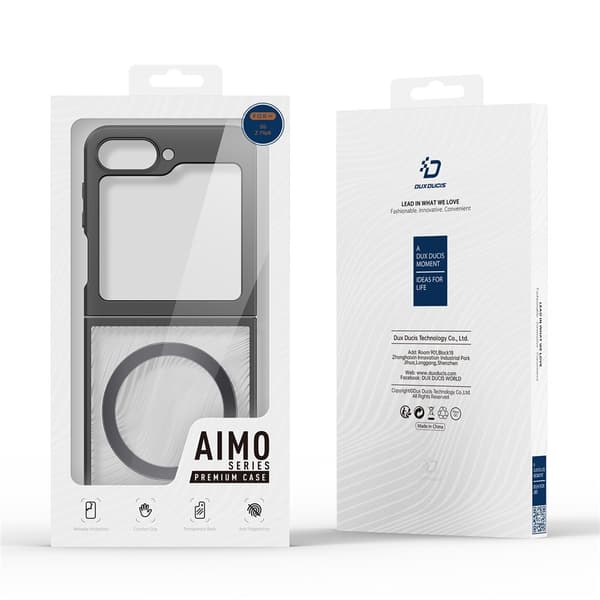 DUX DUCIS Samsung Z Flip7 FE Aimo Series Cover - Sort