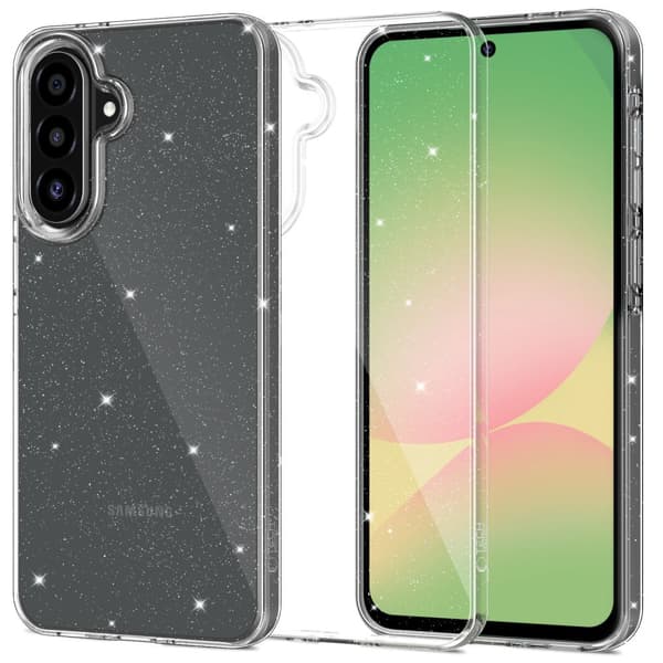 Tech-Protect FlexAir Glitter Cover til Samsung Galaxy A27 5G - Transparent