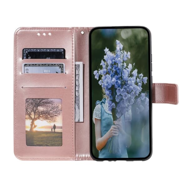 SKALO Mandala Plånboksfodral för iPhone 17e - Roséguld