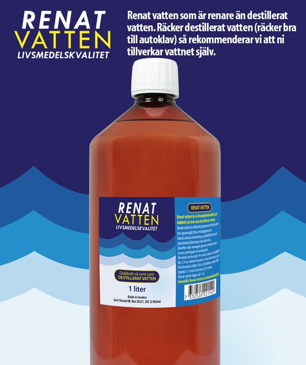 Renat vatten 1 Liter
